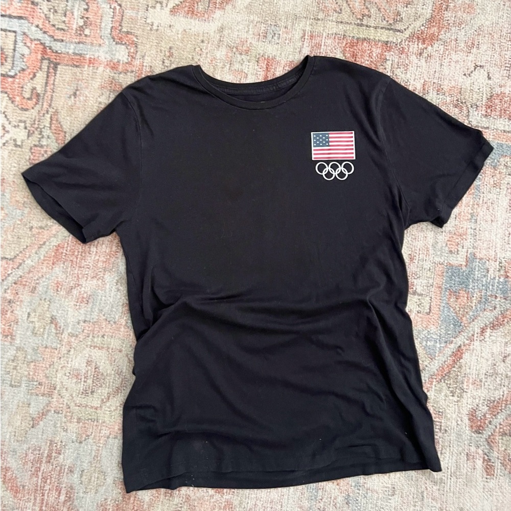 Team USA Black Short Sleeve Tee